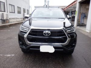 HILUX ラプターライナー施工 作業中編